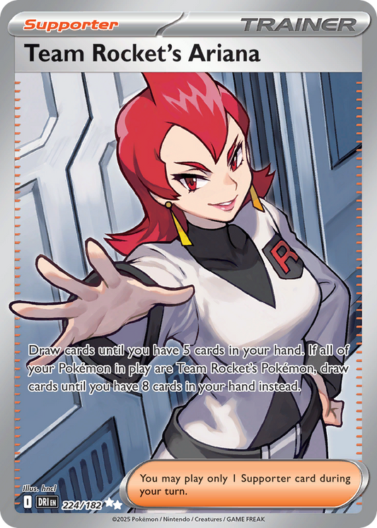 Team Rocket's Ariana 224 — Destined Rivals — Holo