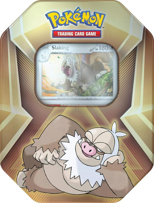 Triple Whammy Tin — Slakoth, Vigoroth, Slaking (sealed)